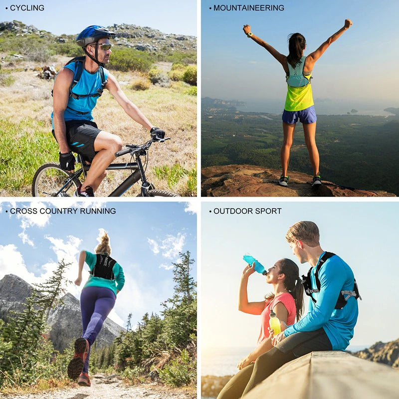 5L Ultralight Running Hydration Vest with Water-Bag Options