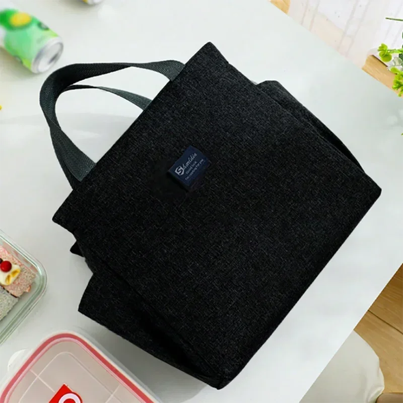 Double-Pocket Insulated Lunch Bag with Shoulder Carry