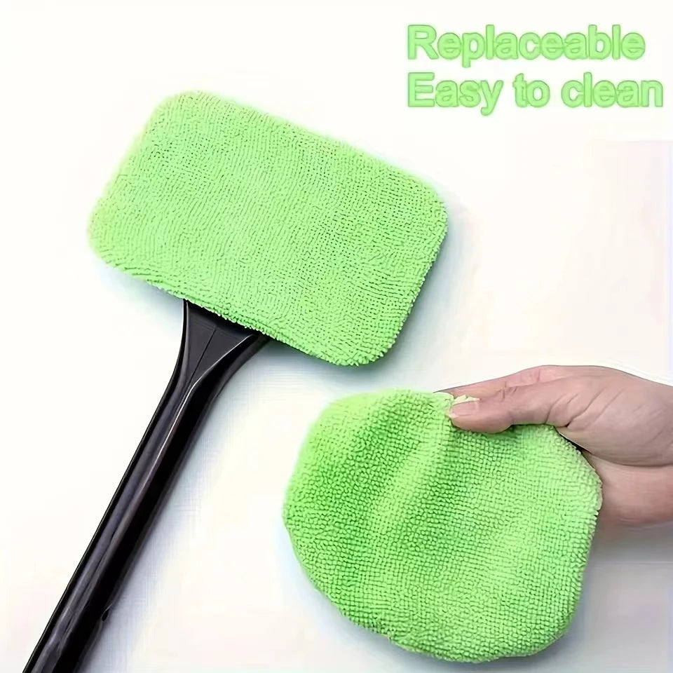 Car Window Cleaning Brush with Long Handle