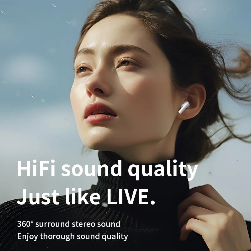 Noise Cancelling Wireless Earbuds – Bluetooth with Mic & Deep Bass