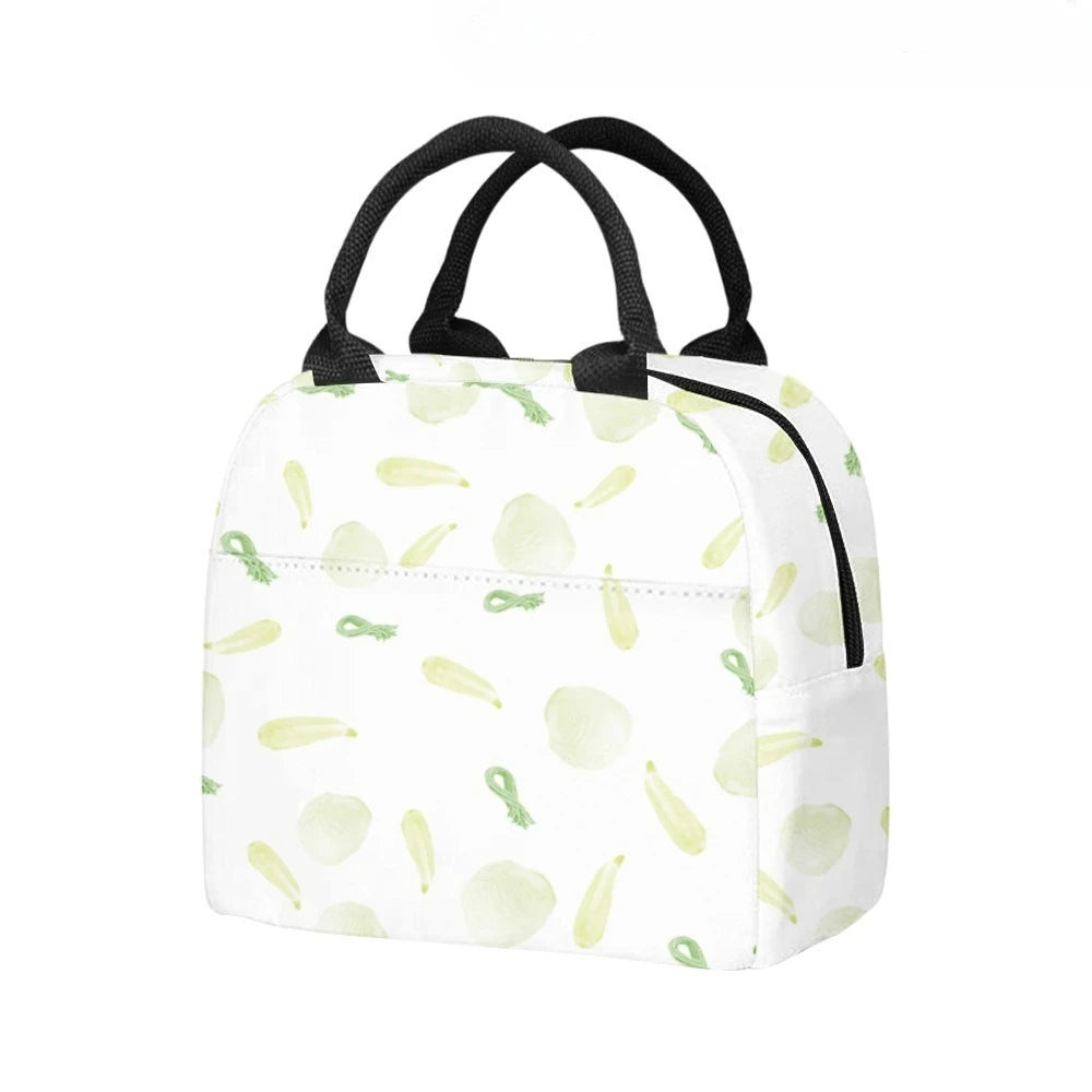 Fruits Juicy Sustainable Insulated Lunch Bag Side Pocket Waterproof Reusable Office Easy Clean Design for Work School Picnics