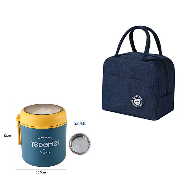 Lunch Box for Men Outdoor Heavy Duty Lunch Bags Work Leakproof Insulated Durable Thermal Cooler Bag Meal Camping Picnic