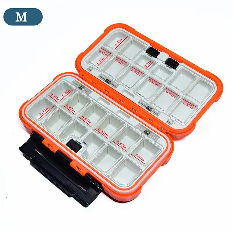Waterproof Fishing Tackle Box for Hooks & Lures