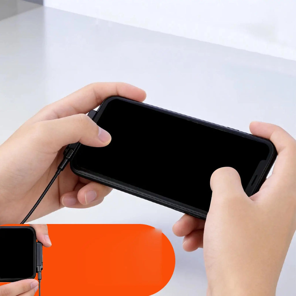 Foldable Phone Support Bracket with USB-C Cable