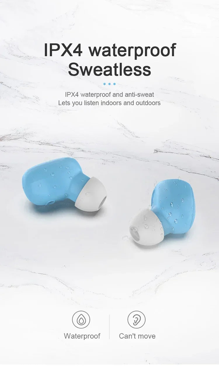 A6S TWS Bluetooth Sport Earbuds – Wireless, Bass-Boosted & Sweat-Proof