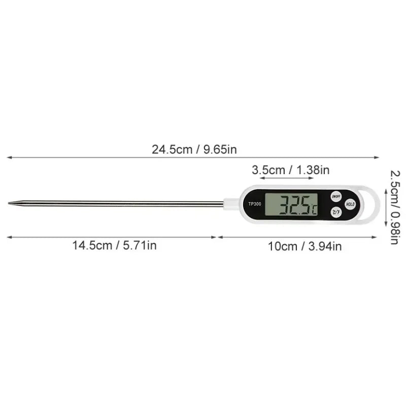 TP300 Digital Kitchen Thermometer with Food Probe