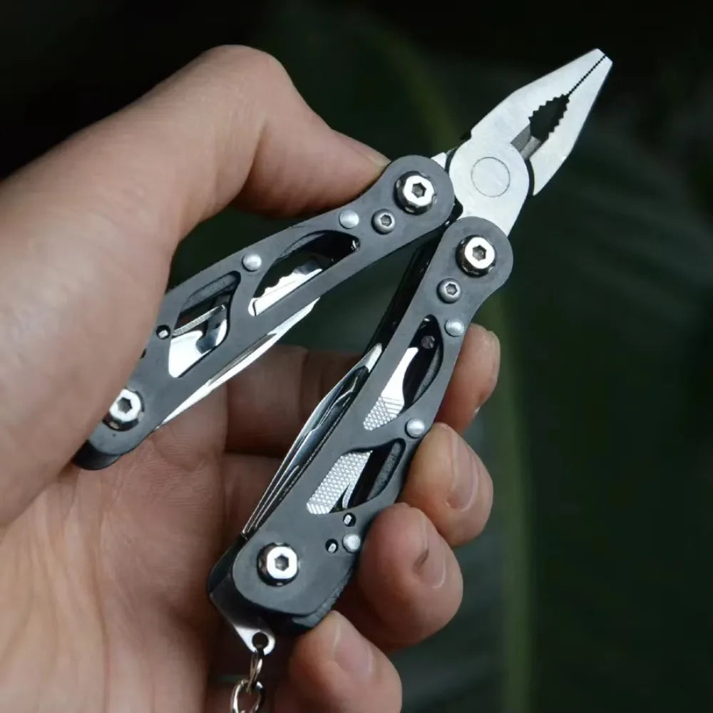Folding Multi-Tool Pliers – Stainless Steel Portable Combination Tool for Camping & Survival