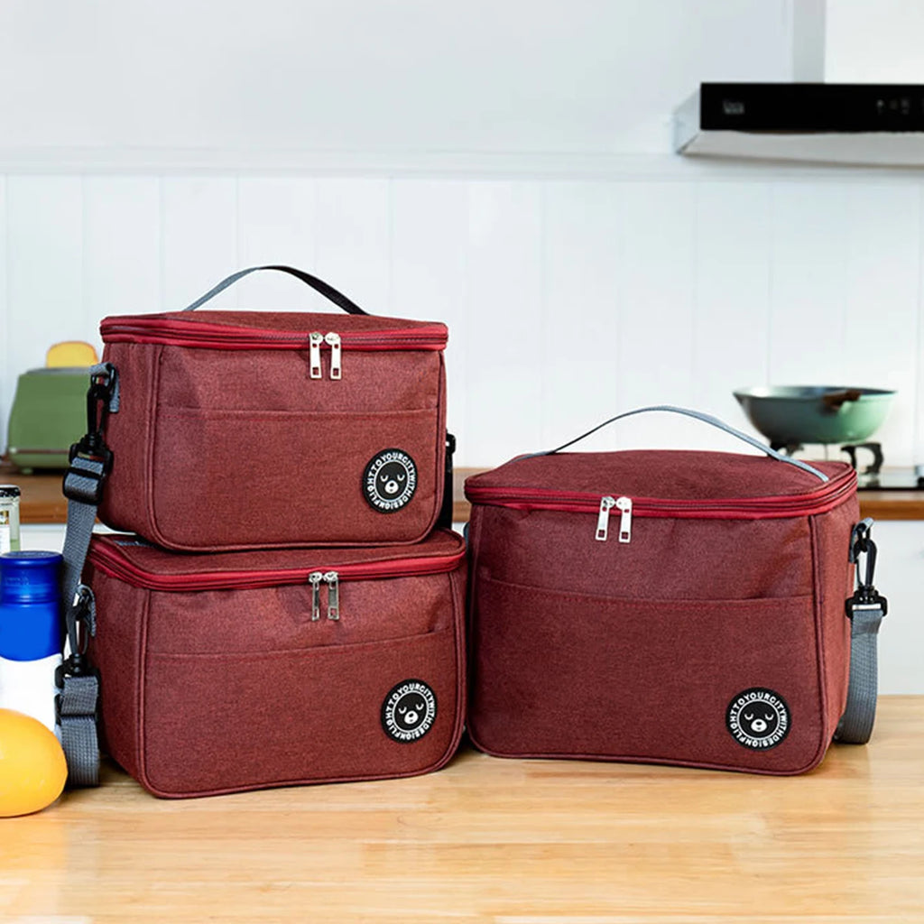 Large Insulated Lunch Bag with Shoulder Strap