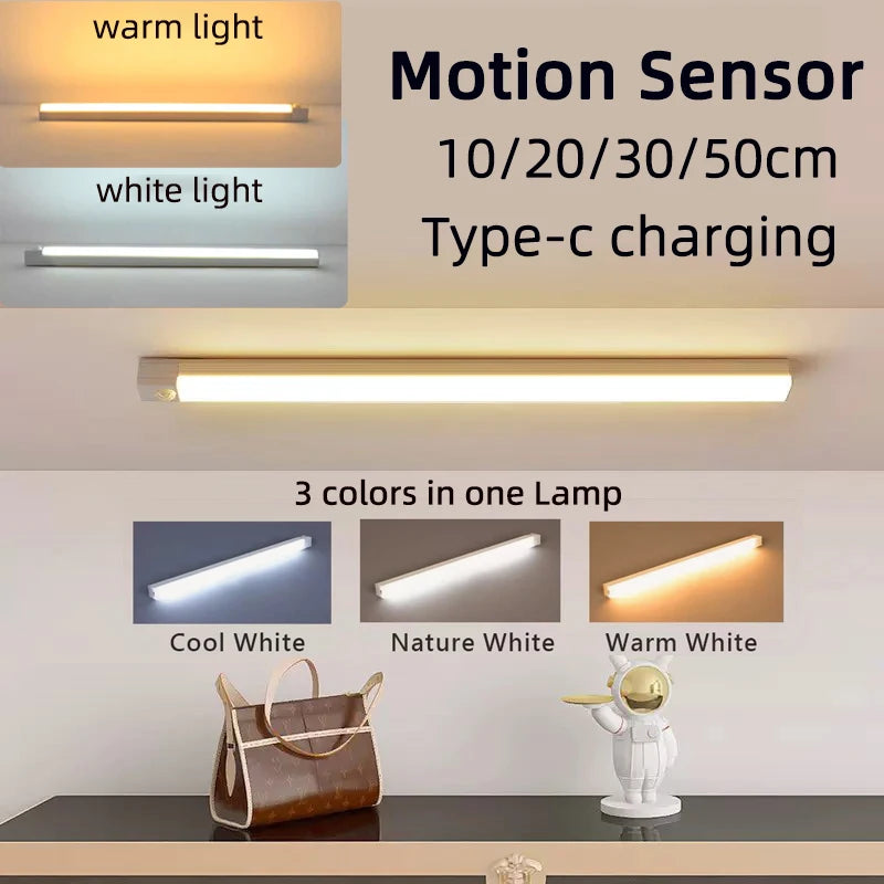 USB-C Rechargeable Motion Sensor LED Cabinet Light