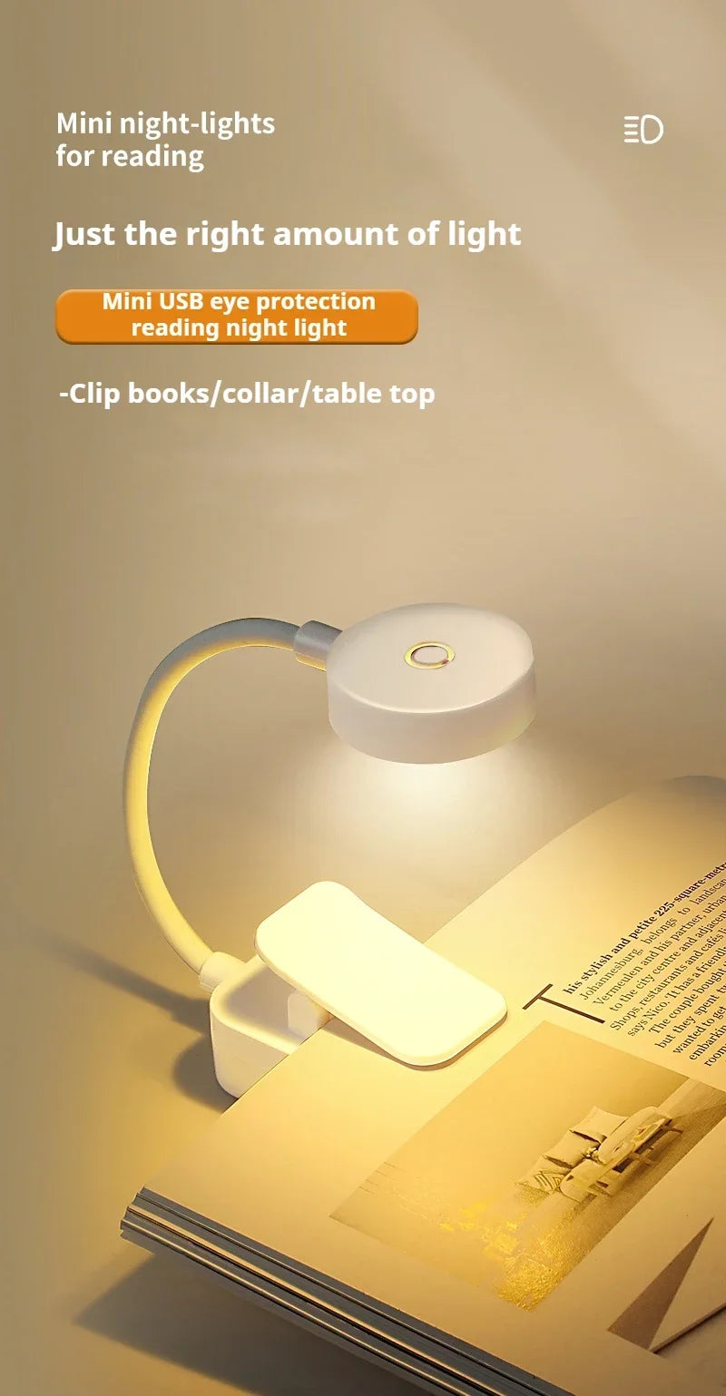 Clip-On LED Desk Lamp – Gooseneck, Memory Function, 3 Modes, Eye Protection