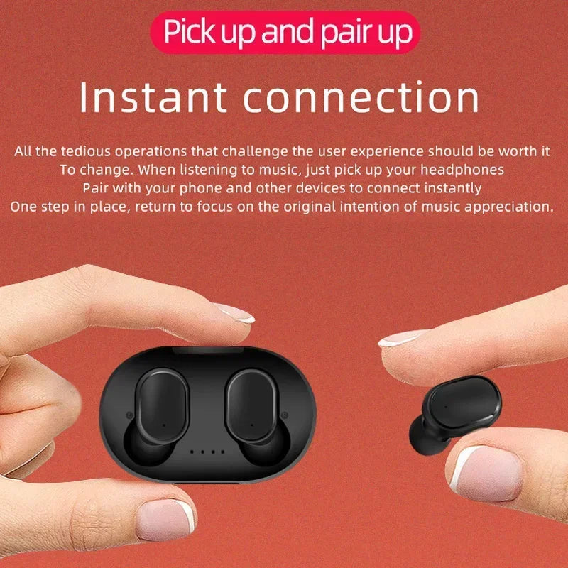 A6S TWS Bluetooth Sport Earbuds – Wireless, Bass-Boosted & Sweat-Proof
