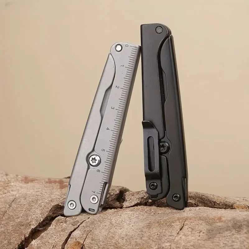 Portable Folding Scissors – Stainless Steel Multifunctional Outdoor Survival Tool