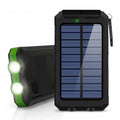 Solar Power Bank 80000mAh – Portable External Battery with LED Light