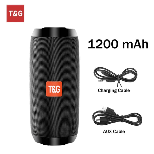 Waterproof Outdoor Bluetooth Speaker – TF Card & FM Radio Included