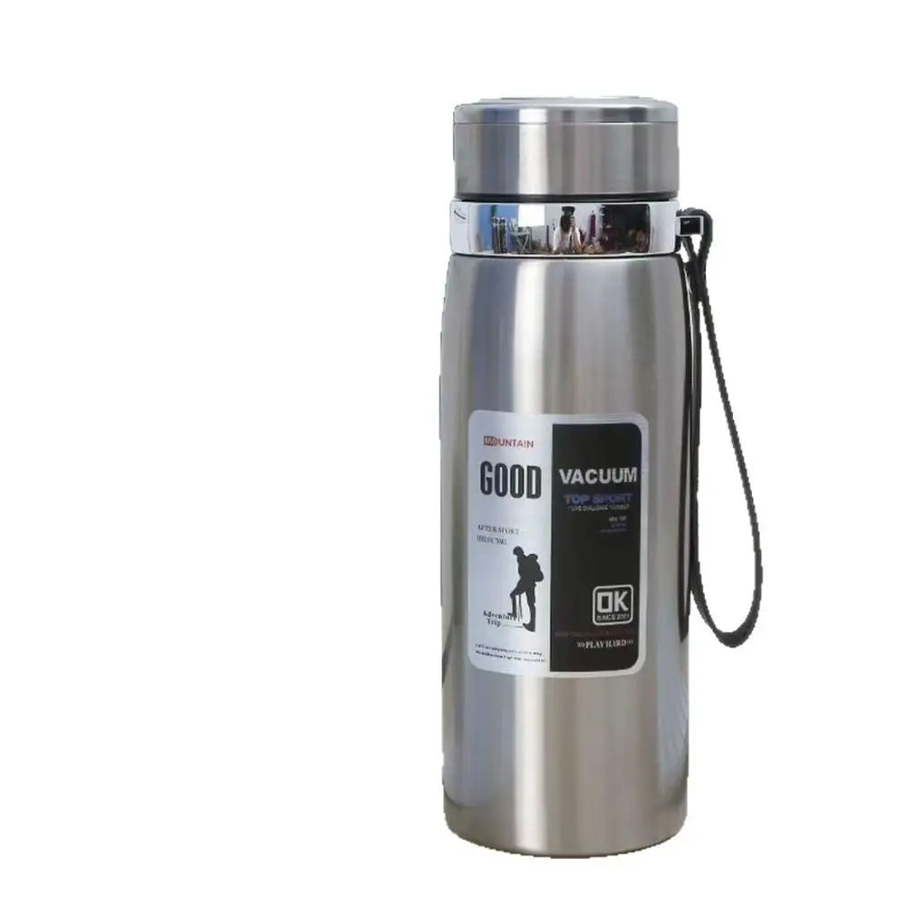 800/1000ml Stainless Steel Insulated Sports Thermos with Handle