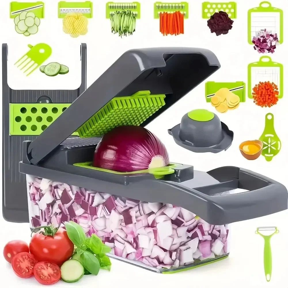Multi-Function Vegetable Chopper, Slicer & Dicer