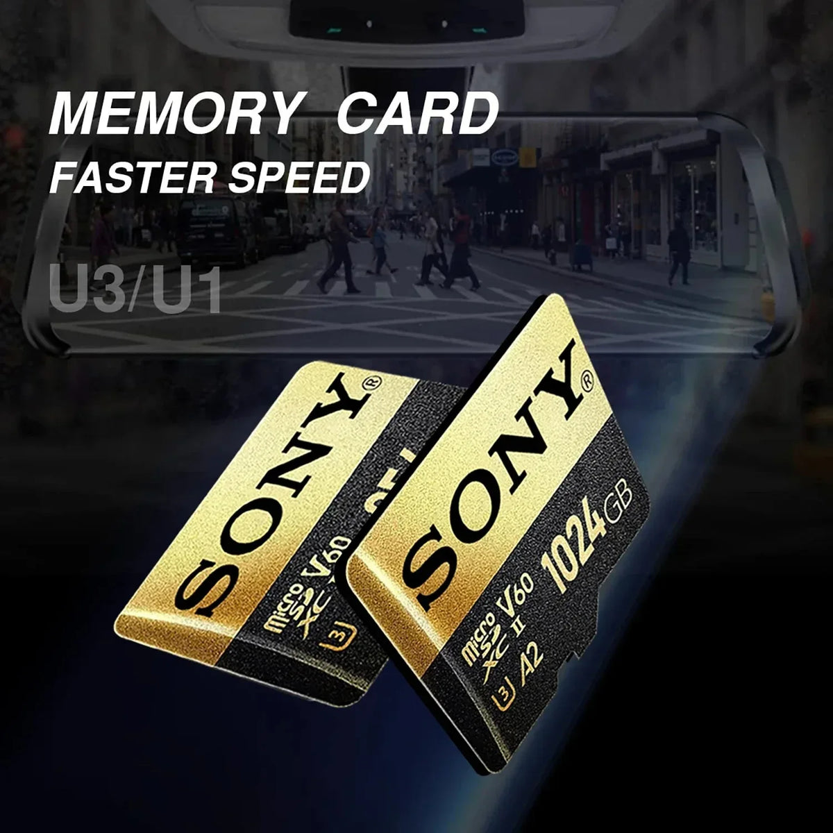High-Speed Micro SD Memory Card – 128GB / 256GB / 1TB for Smartphones & Devices
