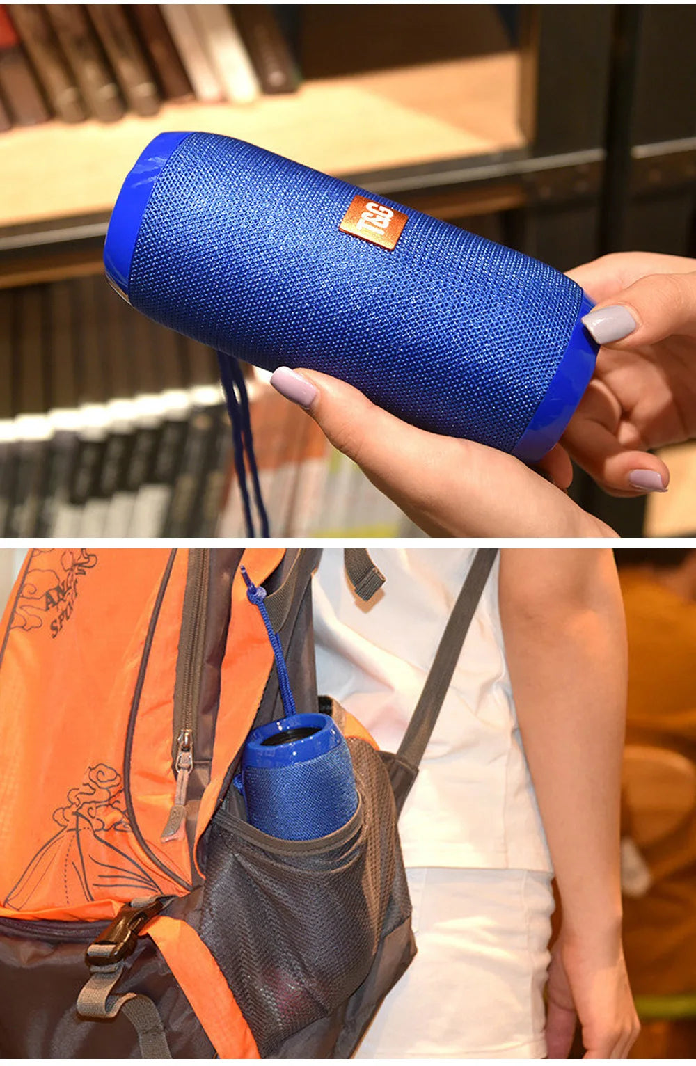 Waterproof Outdoor Bluetooth Speaker – TF Card & FM Radio Included