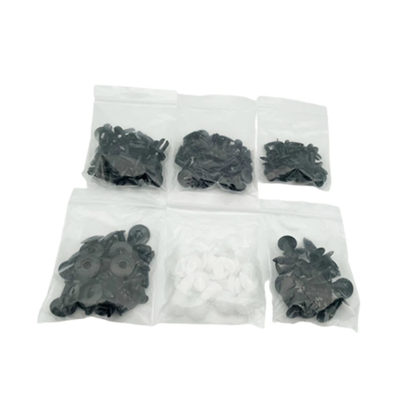 Mixed Automotive Push-Type Fastener Clip Kit