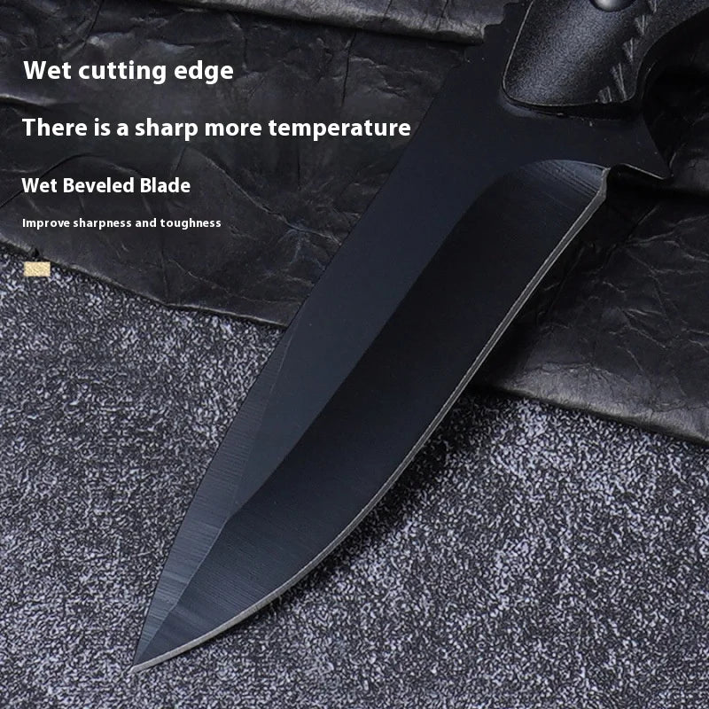 Fixed Blade Camping Knife with Sheath – High-Hardness Stainless Steel Outdoor Utility Knife