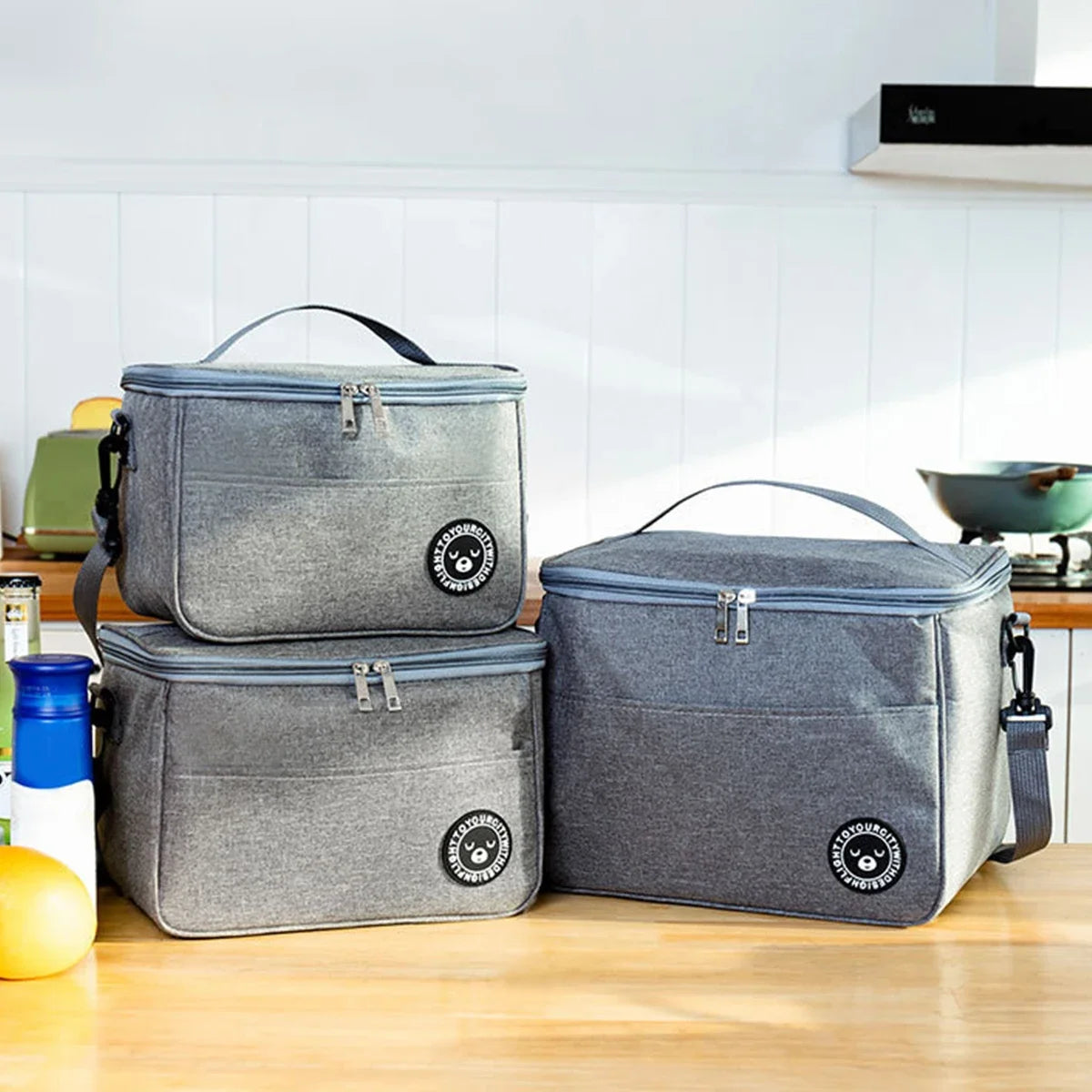 Large Insulated Lunch Bag with Shoulder Strap