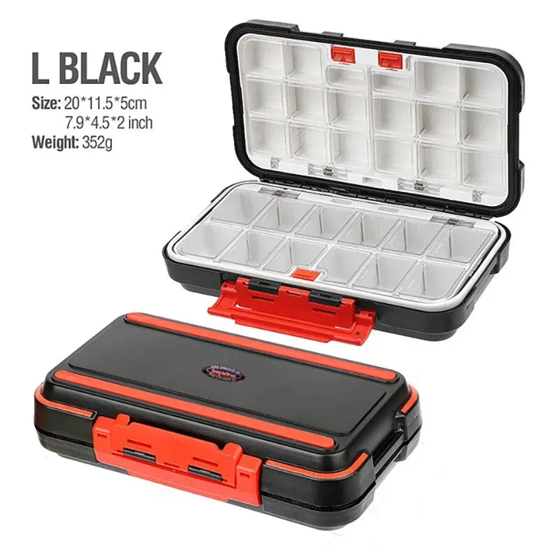 Waterproof Fishing Tackle Box for Hooks & Lures