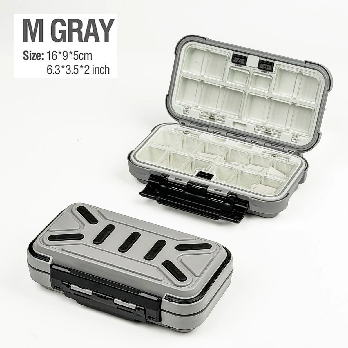 Waterproof Fishing Tackle Box for Hooks & Lures