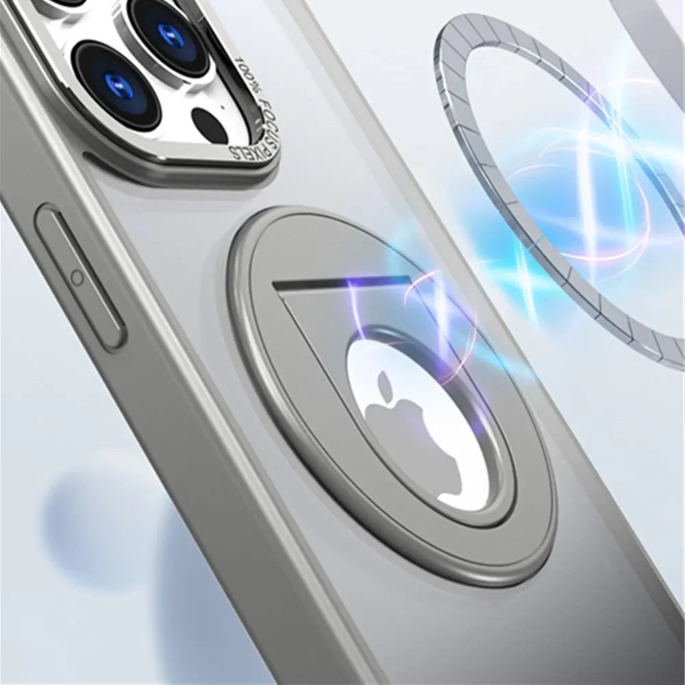 Magnetic Ring Kickstand iPhone Case – Fits iPhone 11 to 15