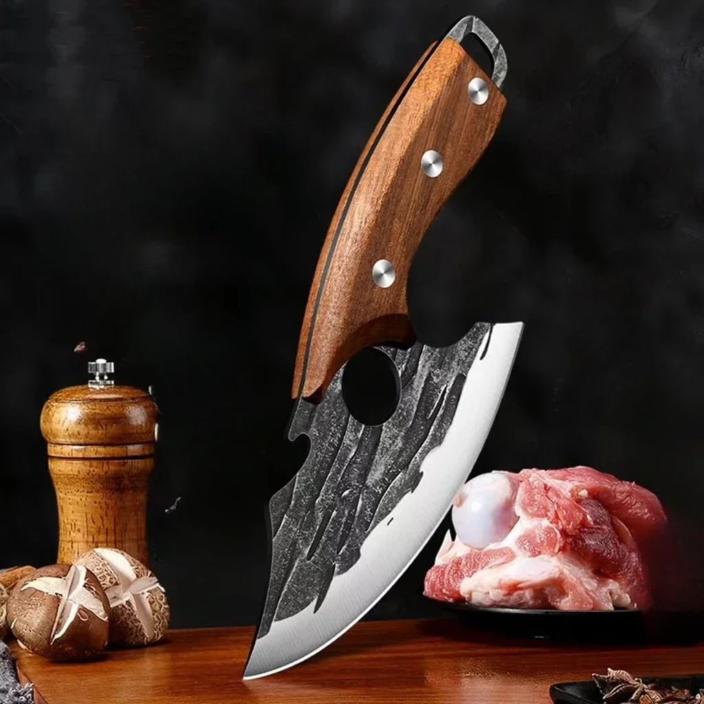 Hand-Forged Meat Cutting Knife – Professional Boning & Butcher Blade