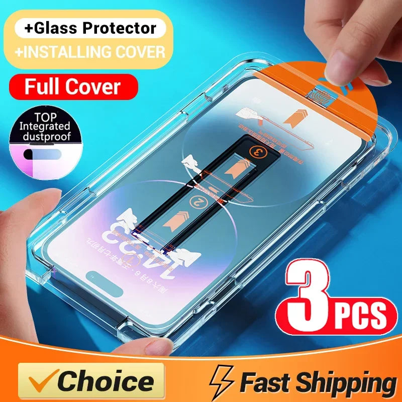 iPhone Screen Protector – Tempered Glass with Oleophobic Coating