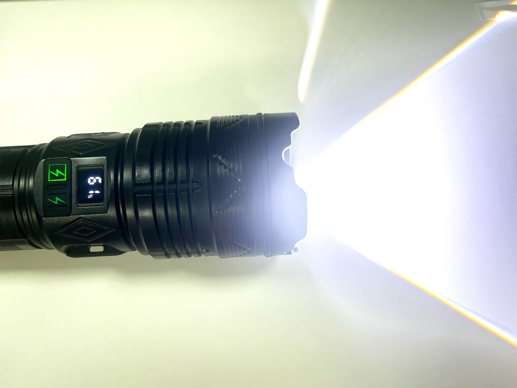 Ultra-Powerful Rechargeable Tactical Flashlight – Super Bright LED Outdoor Torch