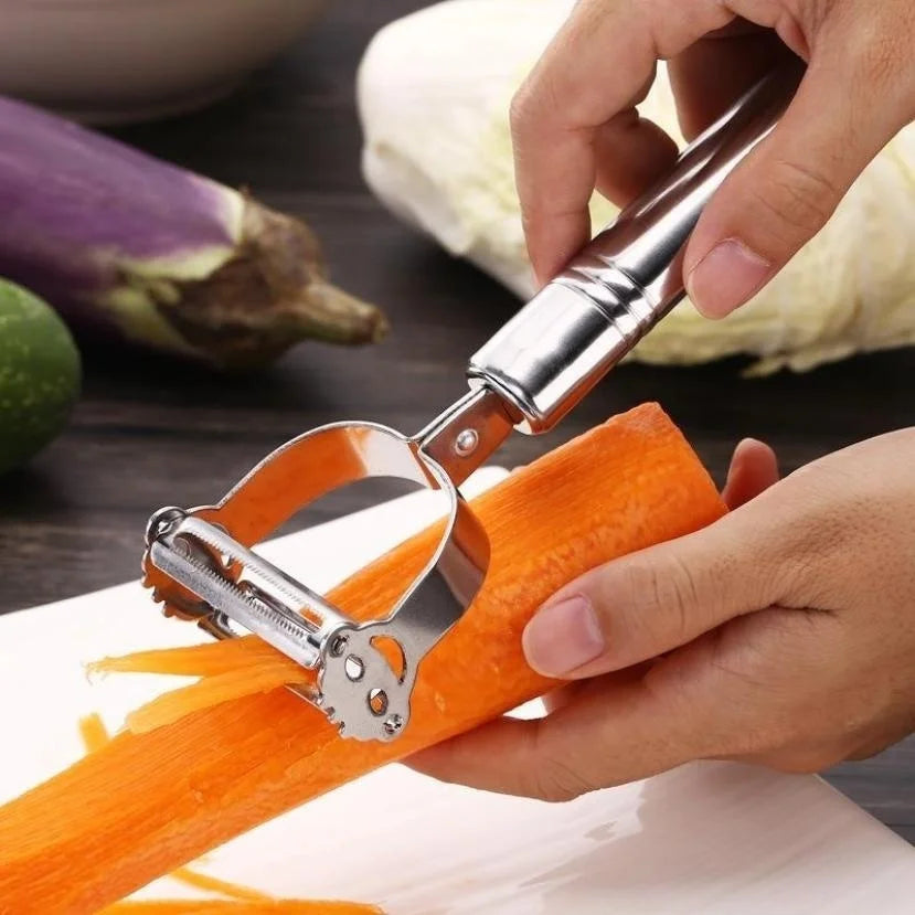 Stainless Steel 2-in-1 Vegetable Peeler and Grater