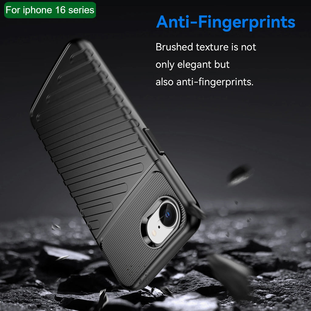 iPhone 16 Series Luxury Silicone TPU Case – Slim & Protective