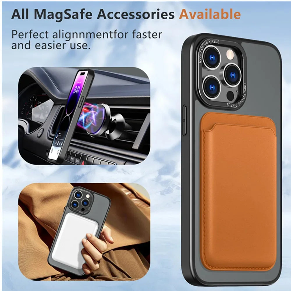 Magnetic Ring Kickstand iPhone Case – Fits iPhone 11 to 15