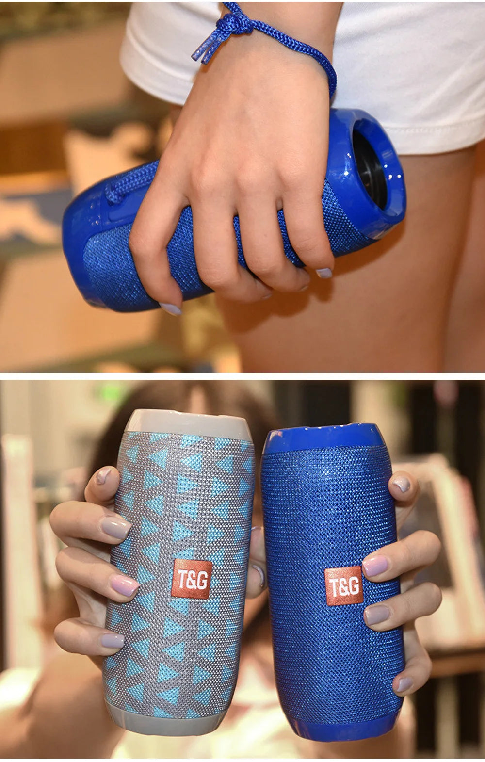 Waterproof Outdoor Bluetooth Speaker – TF Card & FM Radio Included