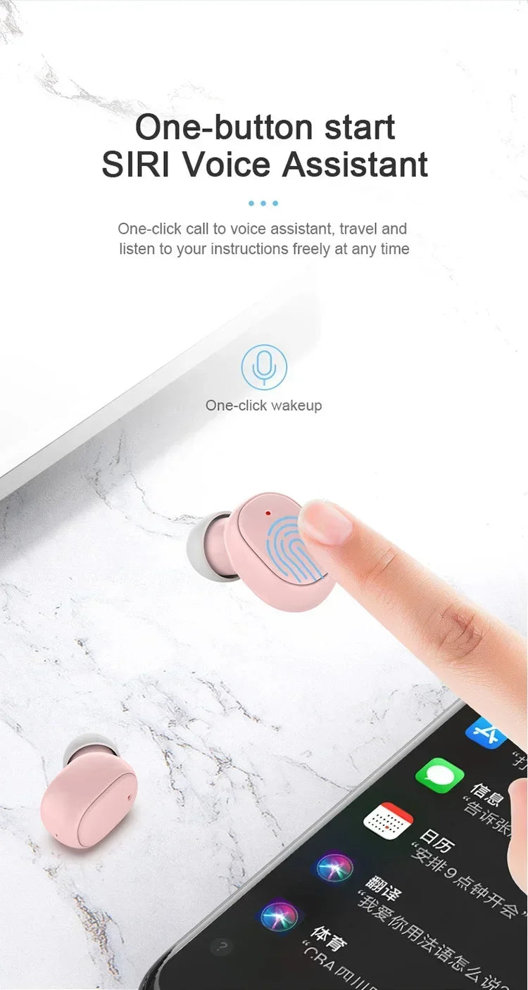 A6S TWS Bluetooth Sport Earbuds – Wireless, Bass-Boosted & Sweat-Proof