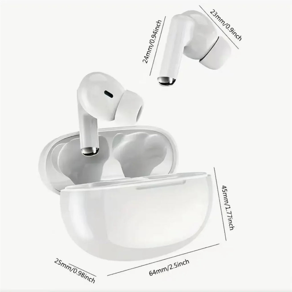 Noise Cancelling Wireless Earbuds – Bluetooth with Mic & Deep Bass