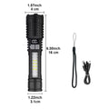Ultra-Powerful Rechargeable Tactical Flashlight – Super Bright LED Outdoor Torch