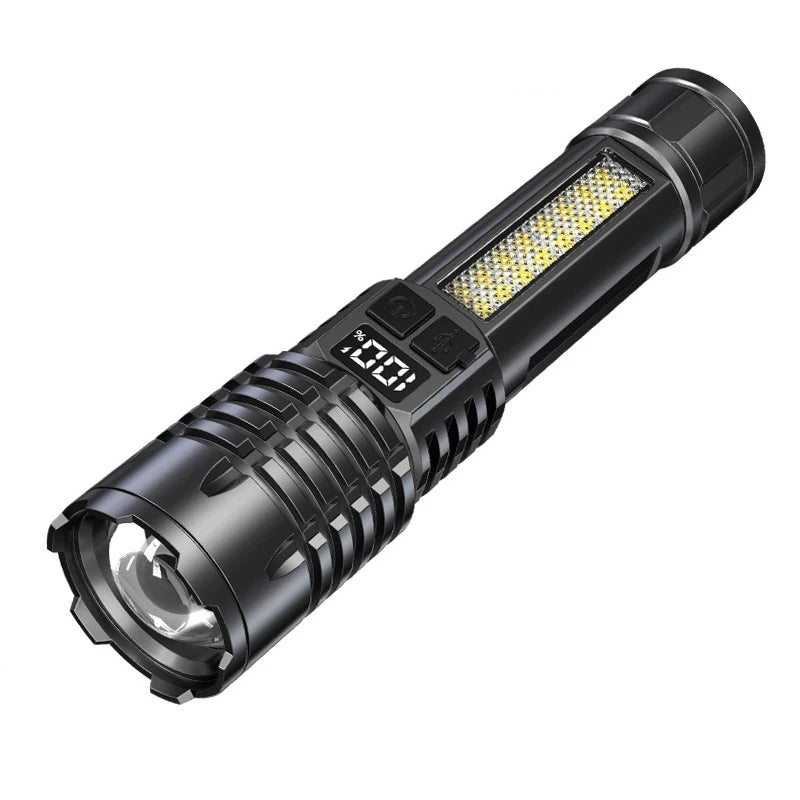 Super Bright Rechargeable LED Tactical Flashlight – Long Range Waterproof Torch