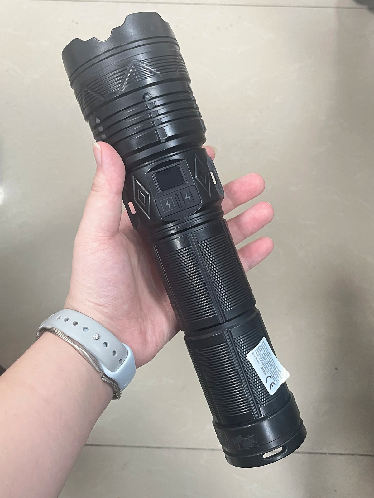 Ultra-Powerful Rechargeable Tactical Flashlight – Super Bright LED Outdoor Torch