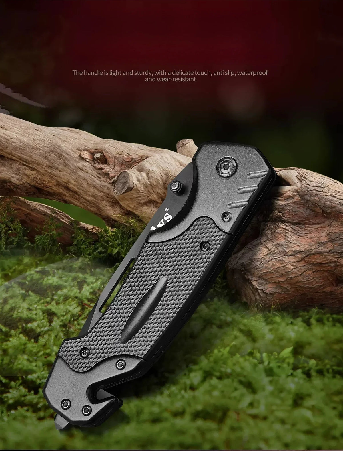 Multifunctional Folding Pocket Knife – High-Hardness Blade for Camping & Outdoor Use