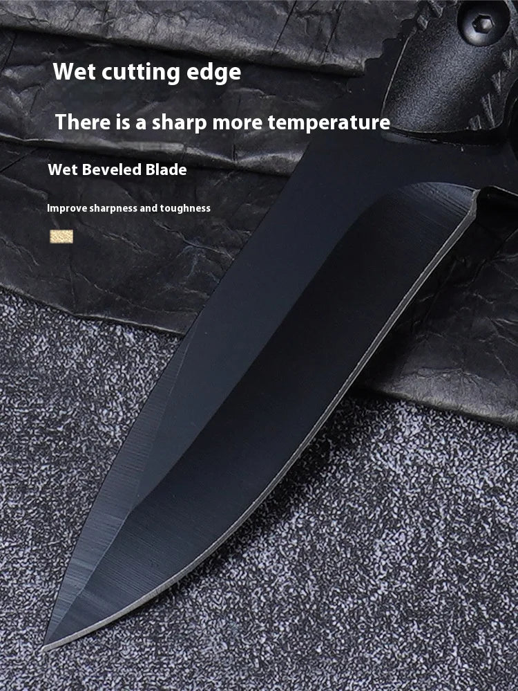 Fixed Blade Camping Knife with Sheath – High-Hardness Stainless Steel Outdoor Utility Knife