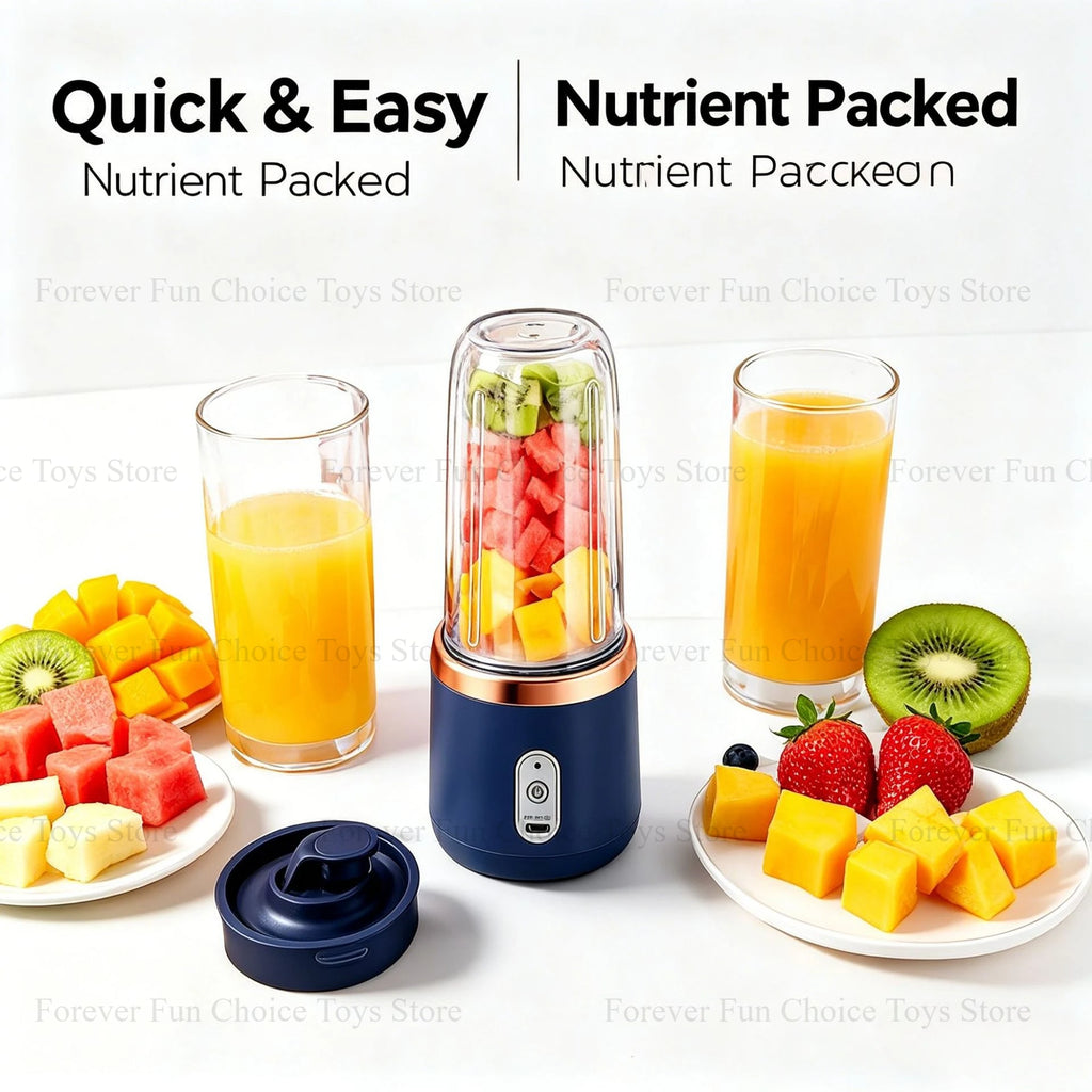Portable Rechargeable Electric Juicer Cup
