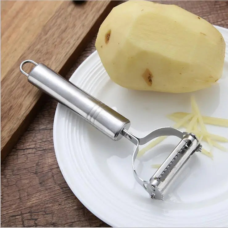 Stainless Steel 2-in-1 Vegetable Peeler and Grater