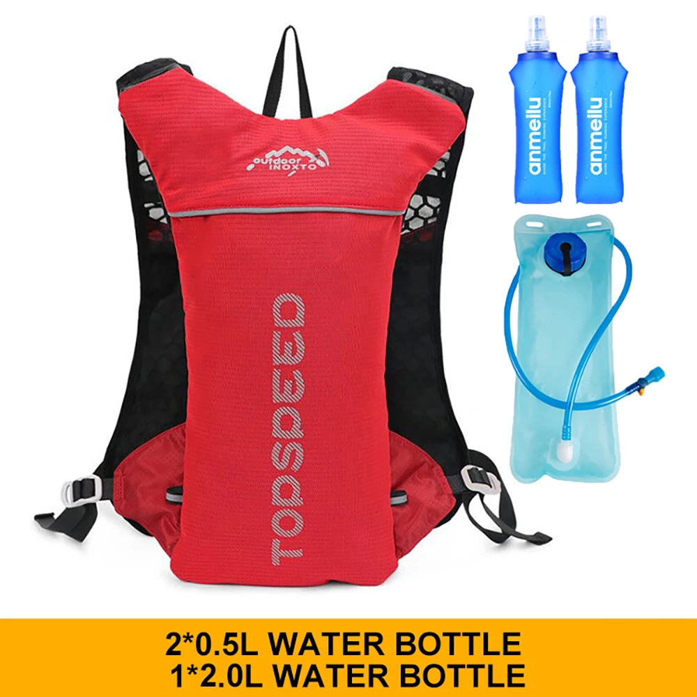 5L Ultralight Running Hydration Vest with Water-Bag Options