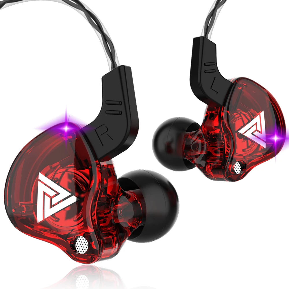 QKZ AK6 Wired Earphones – Deep Bass HiFi In-Ear Headphones