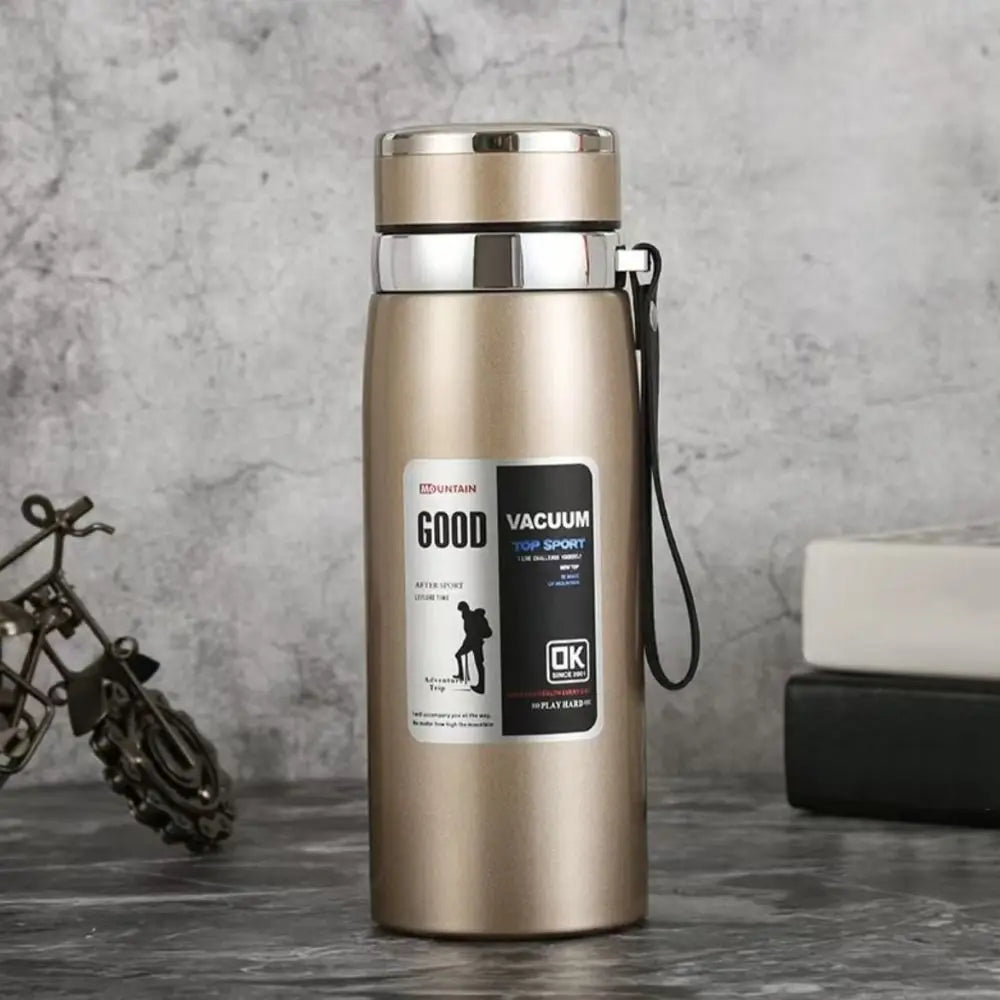 800/1000ml Stainless Steel Insulated Sports Thermos with Handle