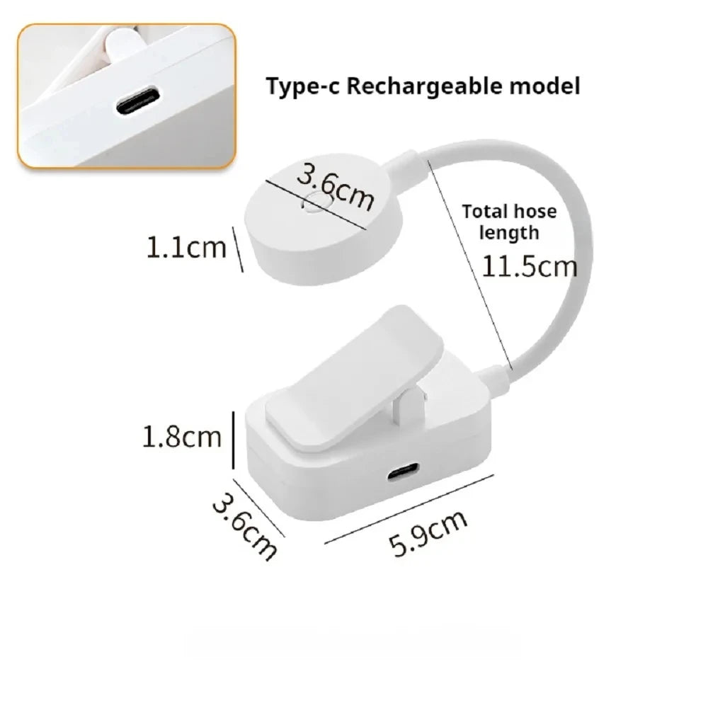 Clip-On LED Desk Lamp – Gooseneck, Memory Function, 3 Modes, Eye Protection