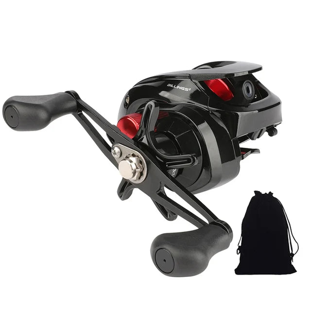6.3:1 Baitcasting Fishing Reel, Left or Right Hand