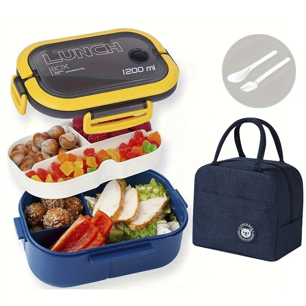 Lunch Box for Men Outdoor Heavy Duty Lunch Bags Work Leakproof Insulated Durable Thermal Cooler Bag Meal Camping Picnic